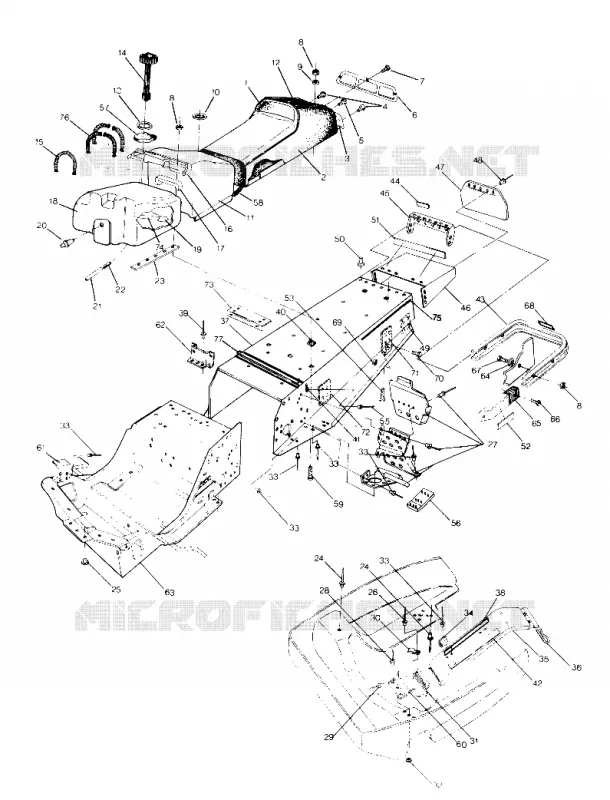 TELAIO AND SEDE 650 and 650 SKS (4919261926001A)