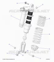SUSPENSION, SHOCK ANTERIORE MOUNTING, STANDARD/PREMIUM