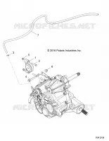 TRASMISSIONE, MAIN GEARCASE MOUNTING- Z17VHA57FJ (701319)