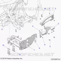 TELAIO, MOUNTING, FRONT GEARCASE