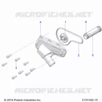 MOTORE, WATERPUMP IMPELLER AND COVER