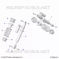 SUSPENSION, SHOCK ANTERIORE MOUNTING