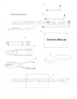 REFERENCES, TOOL KIT AND MANUALE DEL PROPRIETARIO