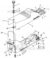 MONTAGGIO SEDILE   SERBATOIO 440 XCR 0941760 (4925182518002A)