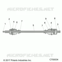 TRASMISSIONE, FRONT HALF SHAFT