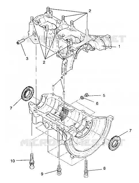 CARTER ASSEMBLY WIDETRAK GT / X932061 (4924722472028A)