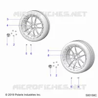 RUOTAS, FRONT AND REAR (R MODELS)