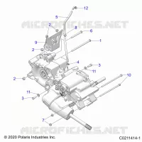 TRASMISSIONE, MAIN GEARCASE MOUNTING