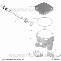 TIMONE, CONTROLS, THROTTLE ASM. AND CABLE