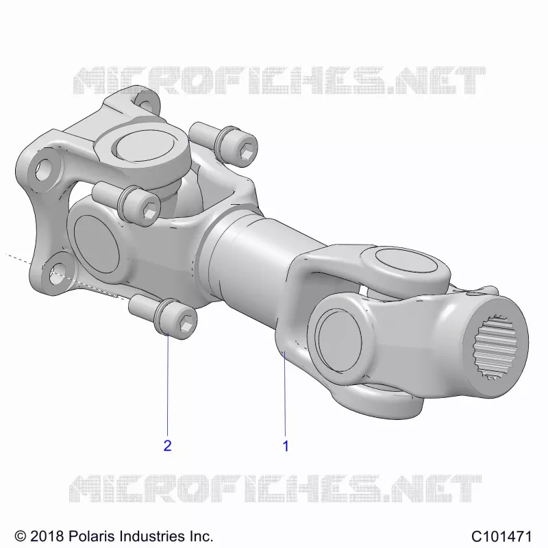 TRASMISSIONE, PROP SHAFT, REAR