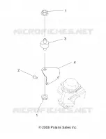 MOTORE, CARBURATORE BRACKET