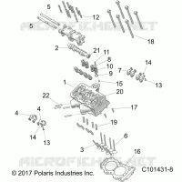 CILINDRO HEAD, CAM AND VALVES