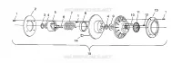 FRIZIONE DRIVEN ASSEMBLY XLT 0940767, XLT SP 0940667   XLT SKS 0940567 (4925022502C002)