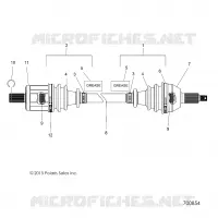 TRASMISSIONE, FRONT HALF SHAFT
