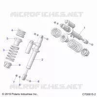 SUSPENSION, SHOCK ANTERIORE MOUNTING