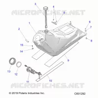 SISTEMA DI ALIMENTAZIONE CARBURANTE, FUEL TANK ASM.