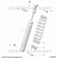 SUSPENSION, SHOCK ANTERIORE