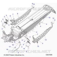 CHASSIS, PROTEZIONE FRIZIONE, FOOTRESTS, AND RUNNINGBOARDS