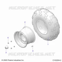 RUOTAS, REAR TIRE