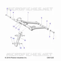 SUSPENSION, ANTERIORE COPPIA ARM