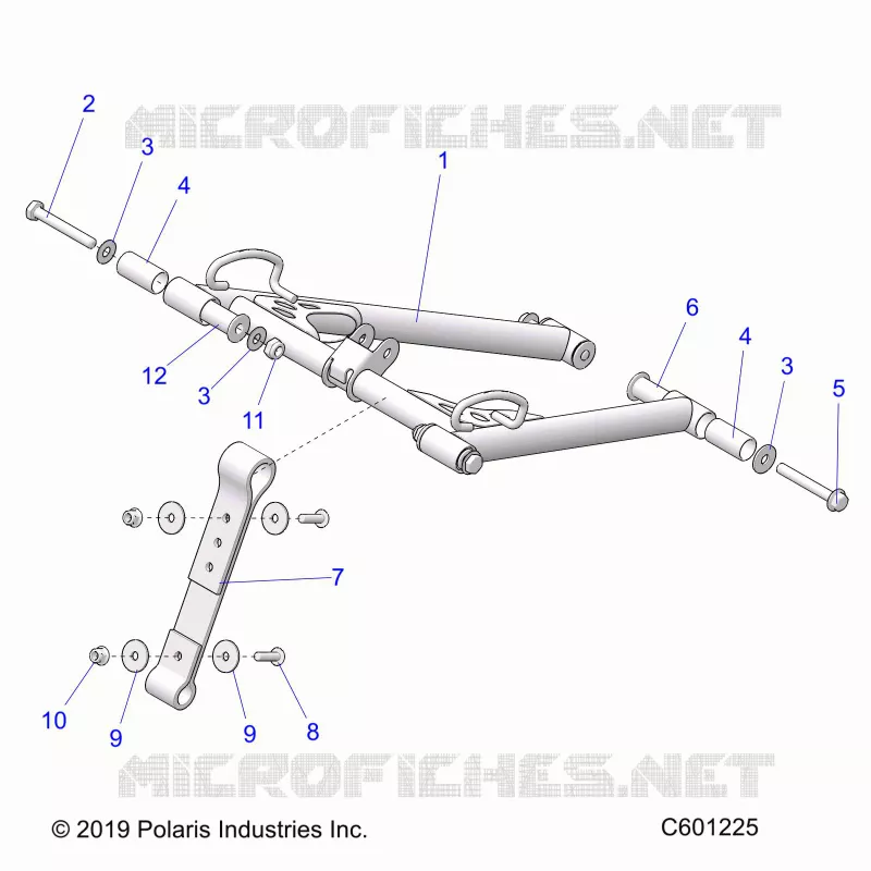 SUSPENSION, ANTERIORE COPPIA ARM