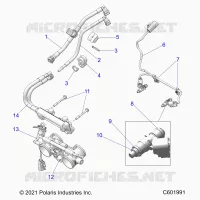 SISTEMA DI ALIMENTAZIONE CARBURANTE, RAIL, LINES AND THROTTLE BODY