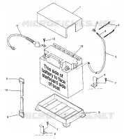 BATTERIA BOX SL 900 B964291 and  Intl. SL 900 I964291 (4935583558B006)
