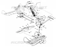 FRONT SOSPENSIONE AND SKI (600 SE) (4909500950013A)