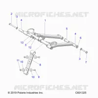 SUSPENSION, ANTERIORE COPPIA ARM