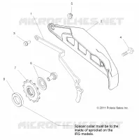 TRASMISSIONE, FRONT SPROCKET GUARD