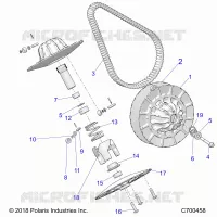 TRASMISSIONE, SECONDARY CLUTCH