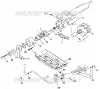 FRENO POSTERIORE  Scrambler 500 W97BC50A (4943074307C005)