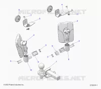 SPECCHIETTO / RETROVISORES, TRACTOR COMPONENTS- Z24NES99CM/FM (C703374)