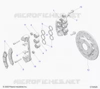 BRAKES, PINZA FRENO ANTERIORE