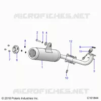 ENGINE, IMPIANTO DI SCARICO, EVAP