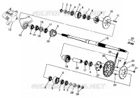 MEDIO TRASMISSIONE 6X6 400L W968740 AND 6X6 400L NORWEGIAN N968740 (4935963596C003)