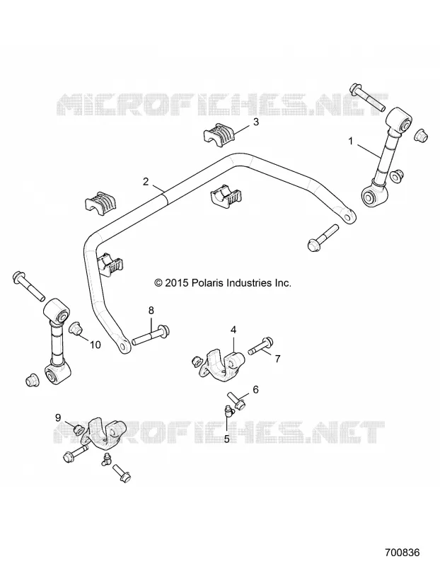SUSPENSION, ANTERIORE BARRA STABILIZZATRICE
