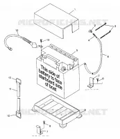BATTERIA BOX HURRICANE B974473 and Intl. HURRICANE I974473 (4941044104B006)