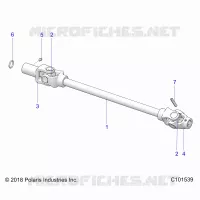 DRIVE TRAIN, FRONT PROP ALBERO