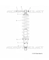 SUSPENSION, SHOCK, REAR TRACK (7043994)