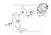 RH SCATOLA DEGLI INGRANAGGI and FRENO MOUNTING  Trail Boss