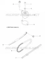 ENGINE, TENSIONER, CAM CATENA