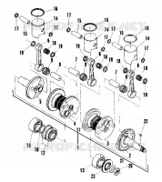 PISTON AND ALBERO MOTORE (600 AND 600 LE) (4910941094036A)