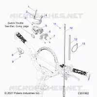 MOTORE, THROTTLE CONTROL ASM.