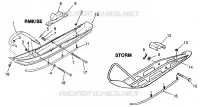 SCIARE Storm 0975782, Storm SE H975782, European Storm SE E975782, and Storm R (4937823782B005)