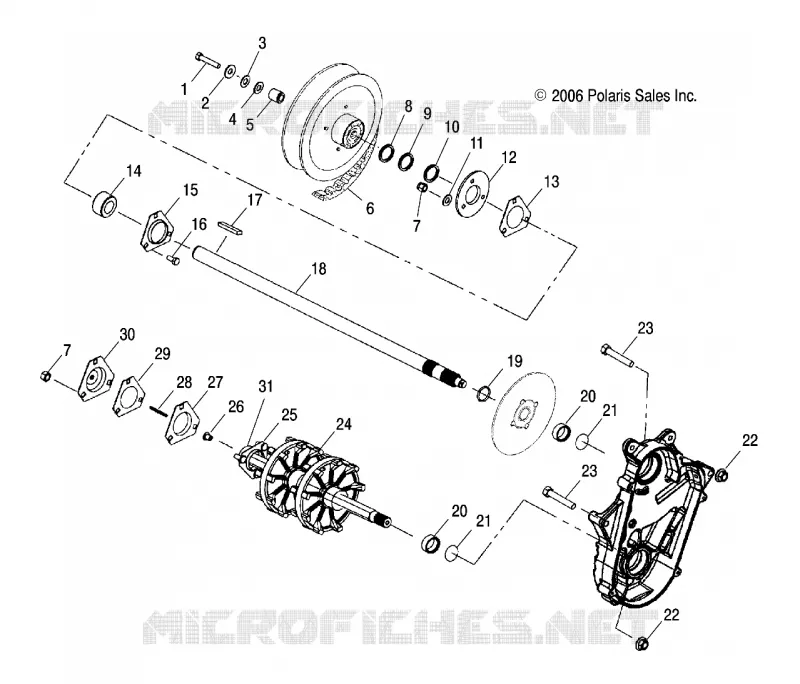 TRASMISSIONE, ALBERO DI TRASMISSIONE and JACKSHAFT