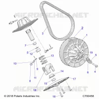 TRASMISSIONE, SECONDARY CLUTCH