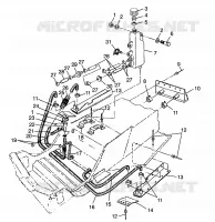 SISTEMA DI RAFFREDDAMENTO 500 INDY 0982764(A)(B) and EUROPEAN 500 INDY E982764A (4942104210B011)