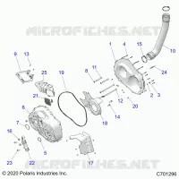 TRASMISSIONE, CLUTCH COVER AND DUCTING