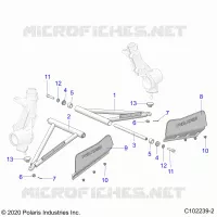 SUSPENSION, A-ARM AND PAVONEGGIARSI MOUNTING